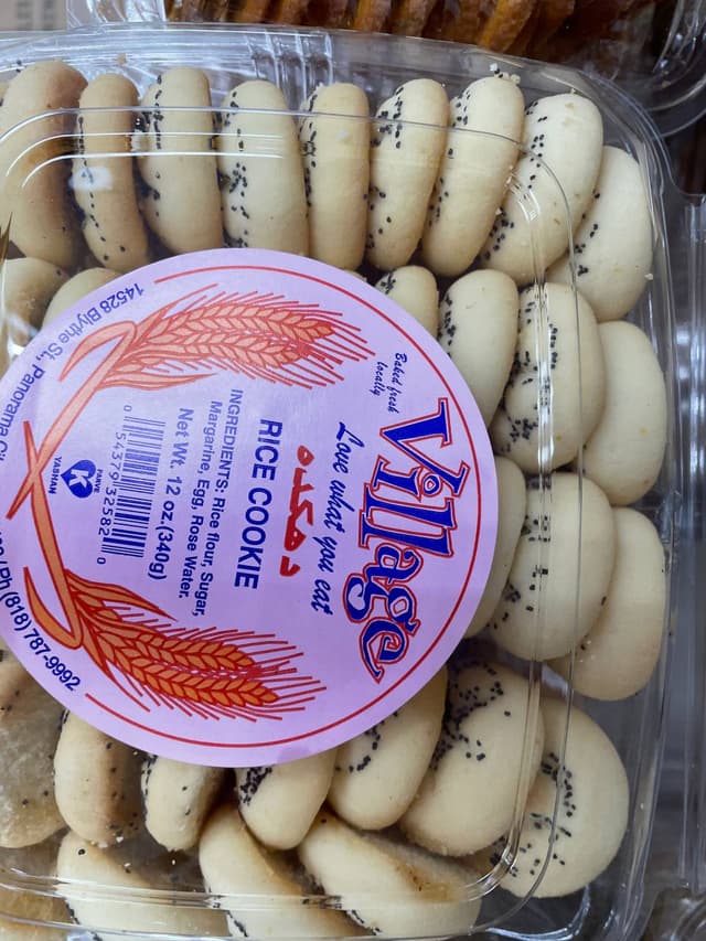Village Rice Cookies (Nan Berenji)
